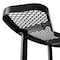 Flash Furniture Round Creekside Picnic Table, Black, Metal, 82.5 in L SLF-EMR-46-BK-GG - alternate 3